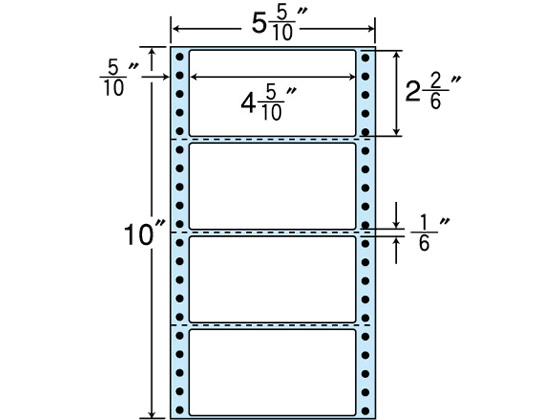 【ブラックフライデー限定★27日9:59迄店内ポイント2倍】NANA 連続ラベル 剥離紙ブルータイプ (500折×2)..