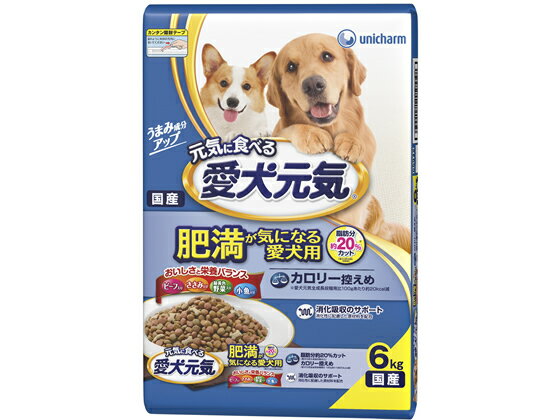 楽天ココデカウ【お取り寄せ】ユニチャーム 愛犬元気 ビーフささみ緑黄色野菜・小魚 ユニチャームペットケア ドライフード 犬 ドッグ