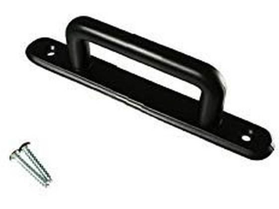 【お取り寄せ】アイワ No.410 取手 90mm 黒 AP-401B 取手 つまみ 建築金物 土木 建築資材