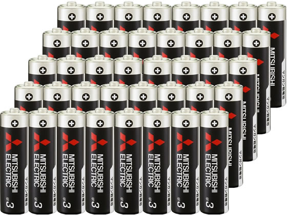 三菱 マンガン乾電池 単3形 40本 R6PUD 4S マンガン乾電池 単3 家電