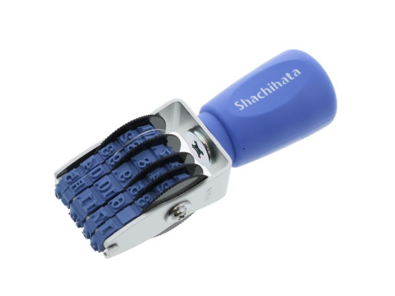 シヤチハタ エルゴグリップ 欧文日付 明朝体 4号 NFD-4M 日付回転印 回転ゴム印 スタンプ ビジネススタンプ ネーム印