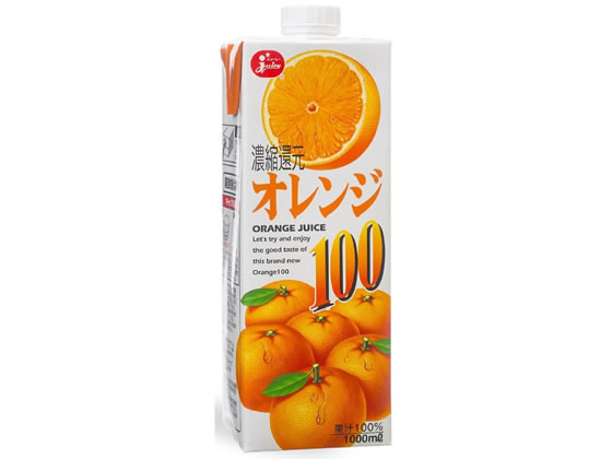 JC ジューシー オレンジ 100 1L 果汁飲