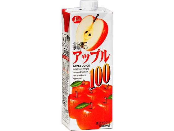 JC ジューシー アップル 100 1L 果汁飲料 野菜ジュース 缶飲料 ボトル飲料