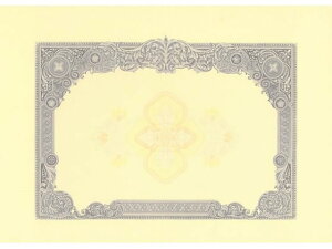 【店内全品ポイント2倍★27日9:59迄】 【お取り寄せ】日本法令 株券B5判紫色(飾り枠のみ) 株券12(新) 総務 庶務 法令様式 ビジネスフォーム ノート