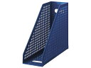 セキセイ シスボックス A4タテヨコ両用 背幅105mm 青 SBX87 A4 ボックスファイル PP製 ボックス型ファイル