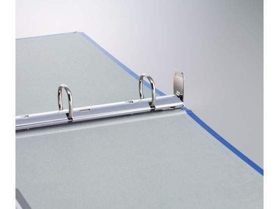 【マラソン限定★2,000円クーポン＆ポイント2倍】コクヨ ロック式リングファイル シングルレバー A4 背幅45mm 4穴 青 A4 多穴リングファイル 丸型 D型 リング式ファイル