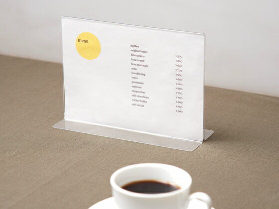 【レビュー投稿で100円OFFクーポン】コクヨ カード立てメニュー型 145×210mm カト30N カード立て ポップ スタンド POP 掲示