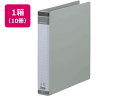 【店内全品ポイント2倍★16日9:59迄】 キングジム リングバインダーBF A4タテ グレー 10冊 669BF-GY A4 多穴リングファイル 丸型 D型 ...