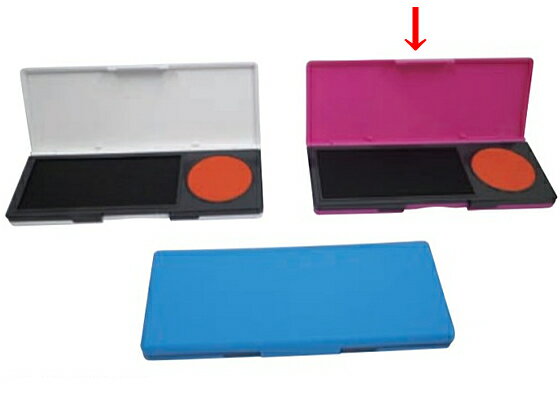 【レビュー投稿で100円OFFクーポン】【お取り寄せ】サンビー シュスタミニ 速乾 ピンク GF-M03 油性用スタンプ台 朱肉 ネーム印