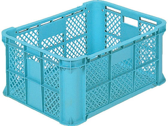 【マラソン限定★2000円クーポン&ポイント2倍】送料無料 三甲 サンテナーB＃62 ライトブルー 106310 ボックスコンテナ 保管 作業