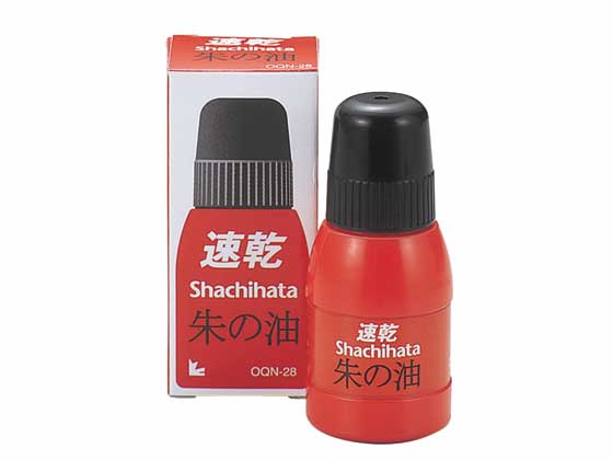 【ブラックフライデー限定★27日9:59迄店内ポイント2倍】シヤチハタ 速乾シヤチハタ朱の油 OQN-28 朱 シ..