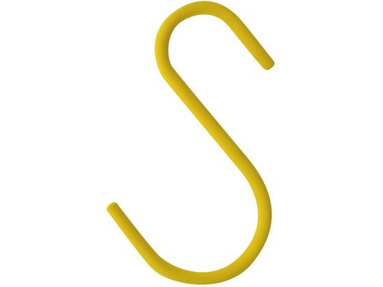 【お取り寄せ】カーボーイ ソフトSカン 180 イエロー SS-130 Sカン S字フック ネット用フック ピン フック 掲示物留め 吊下げ POP 掲示