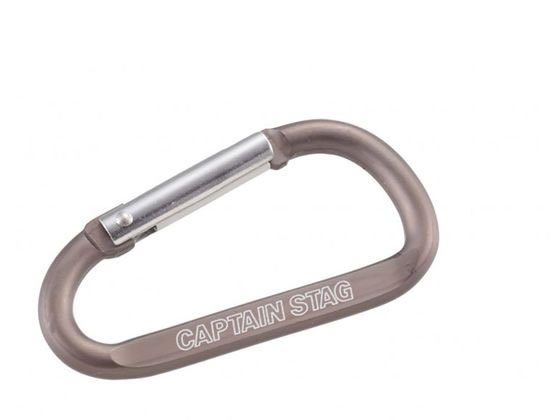 【ブラックフライデー限定★27日9:59迄店内ポイント2倍】キャプテンスタッグ アルミアクセサリー Dカラビナ L チタングレー カラビナ アウトドア雑貨 アウ...