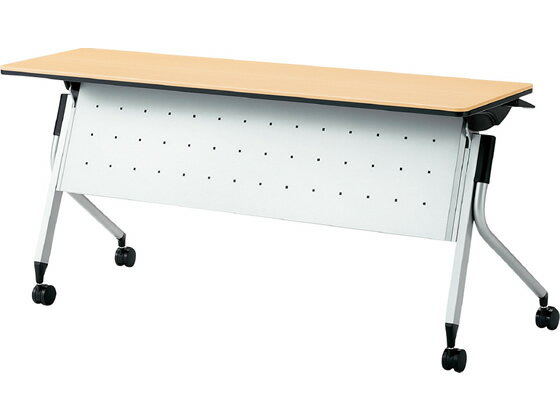 【メーカー直送】プラス リネロ2 フォールディングテーブル W1500×D450 ホワイトメープル【代引不可】【組立・設置・送料無料】 フラップテーブル 折りたたみテーブル 長机 会議用テーブル オフィス家具
