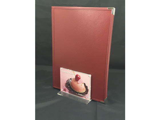 【レビュー投稿で100円OFFクーポン】スマイル アクリルPOPホルダー付メニュースタンド 横 746398 カード立て ポップ スタンド POP 掲示