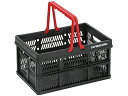 【レビュー投稿で100円OFFクーポン】【お取り寄せ】キャプテンスタッグ 取ッ手付FDコンテナ L ブラック コンテナ キャリー アウトドア キャンプ用品