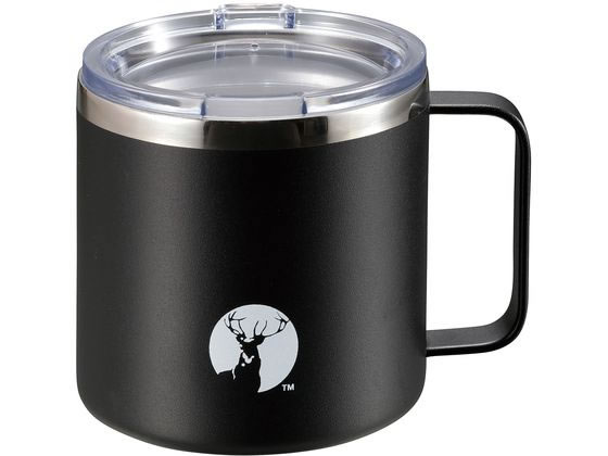 楽天ココデカウ【スーパーSALE限定2,000円クーポン＆11日9:59迄ポイント2倍】 【お取り寄せ】キャプテンスタッグ HDマグカップ450 ブラック マグカップ カップ テーブルウェア アウトドア キャンプ用品