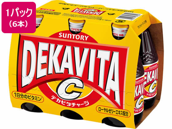 サントリー デカビタC 210ml瓶×6本 FDVF6 炭酸飲料 清涼飲料 ジュース 缶飲料 ボトル飲料 1