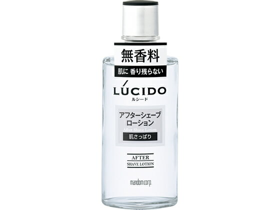 【仕様】●内容量：125ml●無香料生産国：日本商品区分：化粧品メーカー：株式会社マンダム広告文責：フォーレスト株式会社　0120-40-4016【備考】※メーカーの都合により、パッケージ・仕様等は予告なく変更になる場合がございます。【検索用キーワード】剃刀　かみそり　カミソリ　ひげ剃り　ひげそり　髭剃り　ヒゲソリ　ヒゲ剃り　LUCIDO　肌サッパリ　肌さっぱり　mandom　LUCIDO　AFTERSHAVELOTION　簡易髭剃り　簡易剃刀　簡易シェーバー　簡易カミソリ　シェービングフォーム　シェービングクリーム　シェービングジェル　ローション　クリーム　男性用　125ml　シェービング　ひげそり　浴室OK　浴室使用可能　深剃り　家庭用品＆日用雑貨　スキンケア　シェービング　シェービング剤、アフターケア　家庭用品＆日用雑貨　スキンケア　シェービング　シェービング剤、アフターケア　RPUP_02　m_off_3　782664ひげ剃り後の肌をサッパリ整え、うるおいキープ！