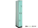 【メーカー直送】コクヨ ペアフォート 2人用ロッカー W300×D515×H2000ナチュラルグレー【代引不可】【組立・設置・送料無料】