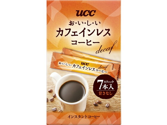 【スーパーセール期間中ポイント2倍】UCC/おいしいカフェインレスコーヒー スティック 7P《9/4(日)20:00〜9/11(日)01:59まで》