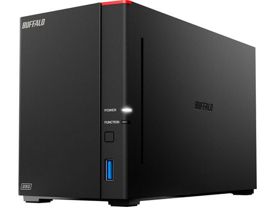 楽天ココデカウ【お取り寄せ】バッファロー リンクステーション ネットワークHDD 2ベイ 8TB LS720D0802 ハードディスクドライブ PC用ドライブ リーダー PC周辺機器