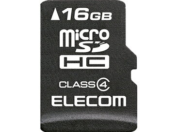 エレコム/microSDHCカード Class4 データ復旧サービス付 16GB