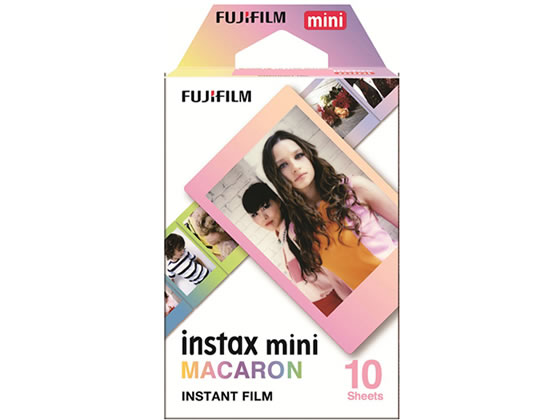 富士フィルム チェキ用フィルム instax mini マカロン