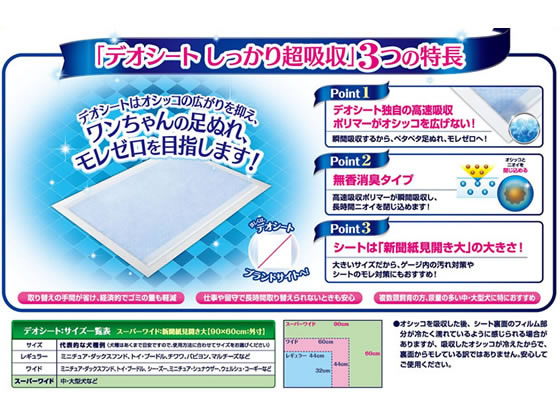 【マラソン限定★2,000円クーポン＆ポイント2倍】ユニ・チャーム デオシートしっか...