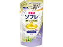 バスクリン ソフレ 濃厚しっとり入浴液 Wフローラルつめかえ 400mL 入浴剤 バス ボディケア お風呂 スキンケア