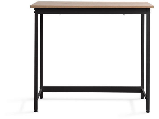 【レビュー投稿で100円OFFクーポン】送料無料【お取り寄せ】アイリスオーヤマ ベーシックデスク W800×D400 ライトナチュラル×ブラック 平机 木製デスク ワゴン オフィスデスク 事務机 オフィス家具