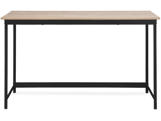 【レビュー投稿で100円OFFクーポン】【メーカー直送】アイリスオーヤマ ベーシックデスク W1200×D600 ライトナチュラル×ブラック【代引不可】【お客様組立】平机 木製デスク ワゴン オフィスデスク 事務机 オフィス家具 [2]