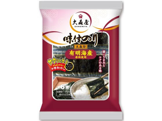 大森屋 大森印 6束 のり 佃煮 海産物 乾物 食材 調味料