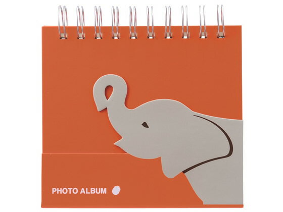 【レビュー投稿で100円OFFクーポン】マークス コルソグラフィア フォトスタンドアルバム・アニマルこども L判 ゾウ ポケットアルバム アルバム スクラップブ...