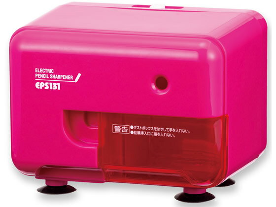 【レビュー投稿で100円OFFクーポン】アスカ 芯先調整機能付き 電動シャープナー ピンク EPS131P 電動 ..