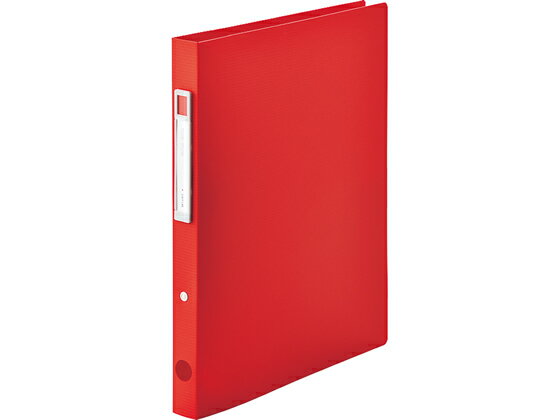 【レビュー投稿で100円OFFクーポン】【お取り寄せ】リヒトラブ リングファイル〈ツイストリング〉A4タテ 背幅27mm レッド A4 丸型2穴リングファイル PP製 リング式ファイル