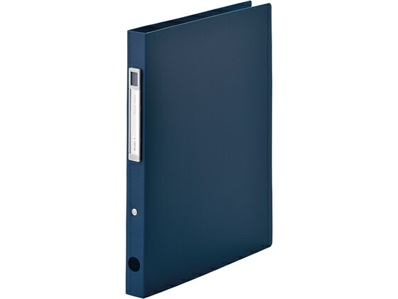 【レビュー投稿で100円OFFクーポン】リヒトラブ リングファイル〈ツイストリング〉A4タテ 背幅27mm ネイビー A4 丸型2穴リングファイル PP製 リング式ファイル