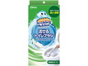 【店内全品ポイント2倍★16日9:59迄】 ジョンソン 流せるトイレブラシ 本体+替ブラシ4個 フローラルソープ トイレ掃除 クリーナー 清掃 掃除 洗剤