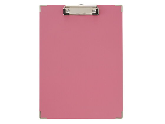 【レビュー投稿で100円OFFクーポン】キングジム クリップボードBF A4タテ 短辺とじ ピンク 308BF-P A4 ..