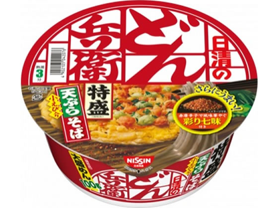 日清食品 どん兵衛 特盛天ぷらそば [東] 143g そば インスタント食品 レトルト食品