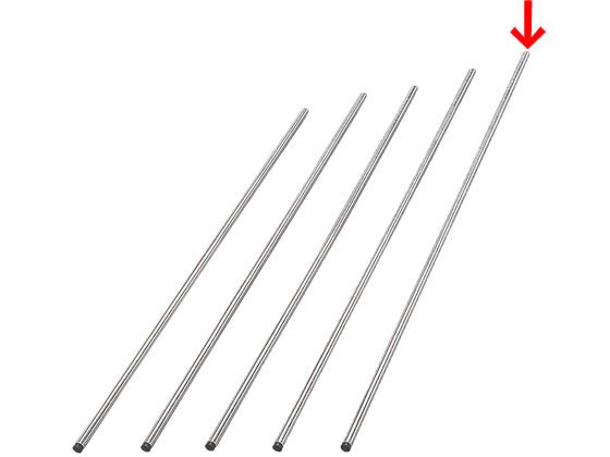 【レビュー投稿で100円OFFクーポン】【メーカー直送】アイリスオーヤマ メタルラック 25mm専用ポール 長さ2000mm MR-200P【代引不可】メタルラック リビング収納 収納家具 インテリア 収納