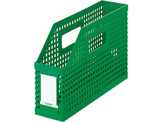 【ポイント2倍★24日20:00～29日9:59迄】セキセイ シスボックス A4ヨコ 背幅85mm 緑 SBX-86-30 A4 ボックスファイル PP製 ボックス型ファイル