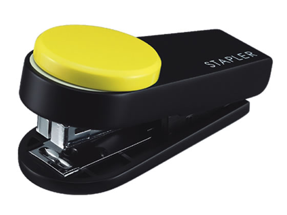 マックス ミニホッチキス カラーギミック ライトグリーン HD-10XS/LG HD90499 ホッチキス ステープラー