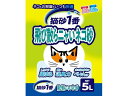【店内全品ポイント2倍★16日9:59迄】 クニミネマーケティング 飛び散らニャいネコ砂 5L 猫砂 シート 猫用 キャット ペット トイレ