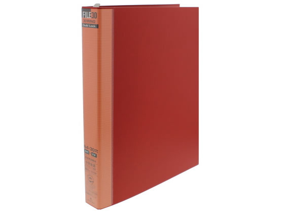 【レビュー投稿で100円OFFクーポン】マルマン メタルバインダー(ダブロック) A4タテ 内径25mm レッド A4 多穴リングファイル 丸型 D型 リング式ファイル