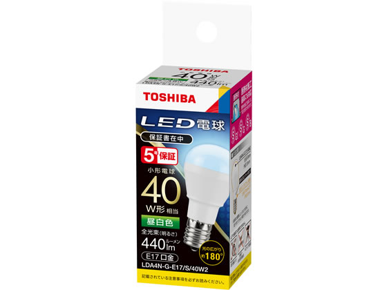 Small Light Bulbs - 【マラソン限定★2,000円クーポン＆ポイント2倍】【お取り寄せ】東芝 LED電球 ミニクリプトン形40形相当440lm 昼白色 LED電球小形 E17 LED電球 直管 ライト 照明器具 家電