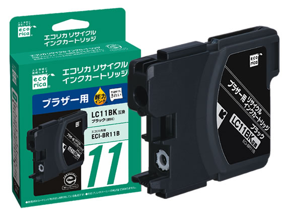 Other - 【マラソン限定★2,000円クーポン＆ポイント2倍】エコリカ ブラザー用リサイクルインクカートリッジLC11BK ブラザー brotherブラック エコリカ リサイクルインクカートリッジ トナー
