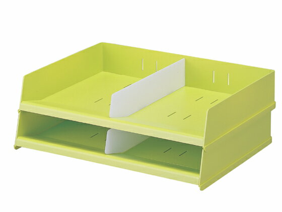 【レビュー投稿で100円OFFクーポン】リヒトラブ フリーサイズレタートレー 黄緑 A7312-6 トレー デスク..