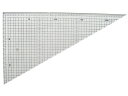 【店内全品ポイント2倍★16日9:59迄】 タケダ 方眼入三角定規240×2mm 5mm方眼 22-1240 三角定規 スケール 教材 学童用品