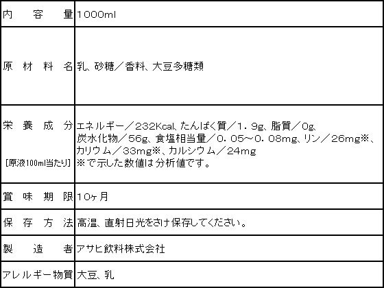 カルピス カルピスLパック 紙容器 1000m...の紹介画像2